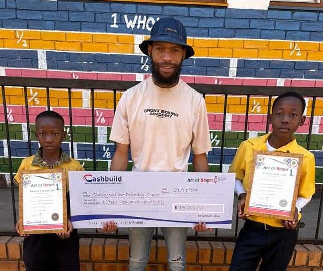 ‘Artists in School’ programme brings R15,000 win to Simuyembiwa Primary thanks to Bongani Mtsweni