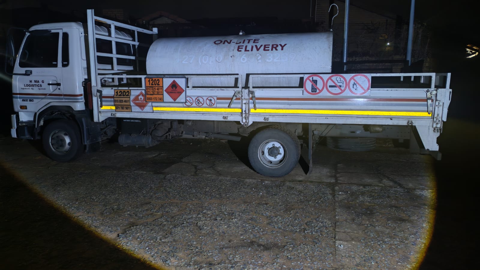 Two suspects arrested in Delmas with 4,500 litres of suspected stolen diesel