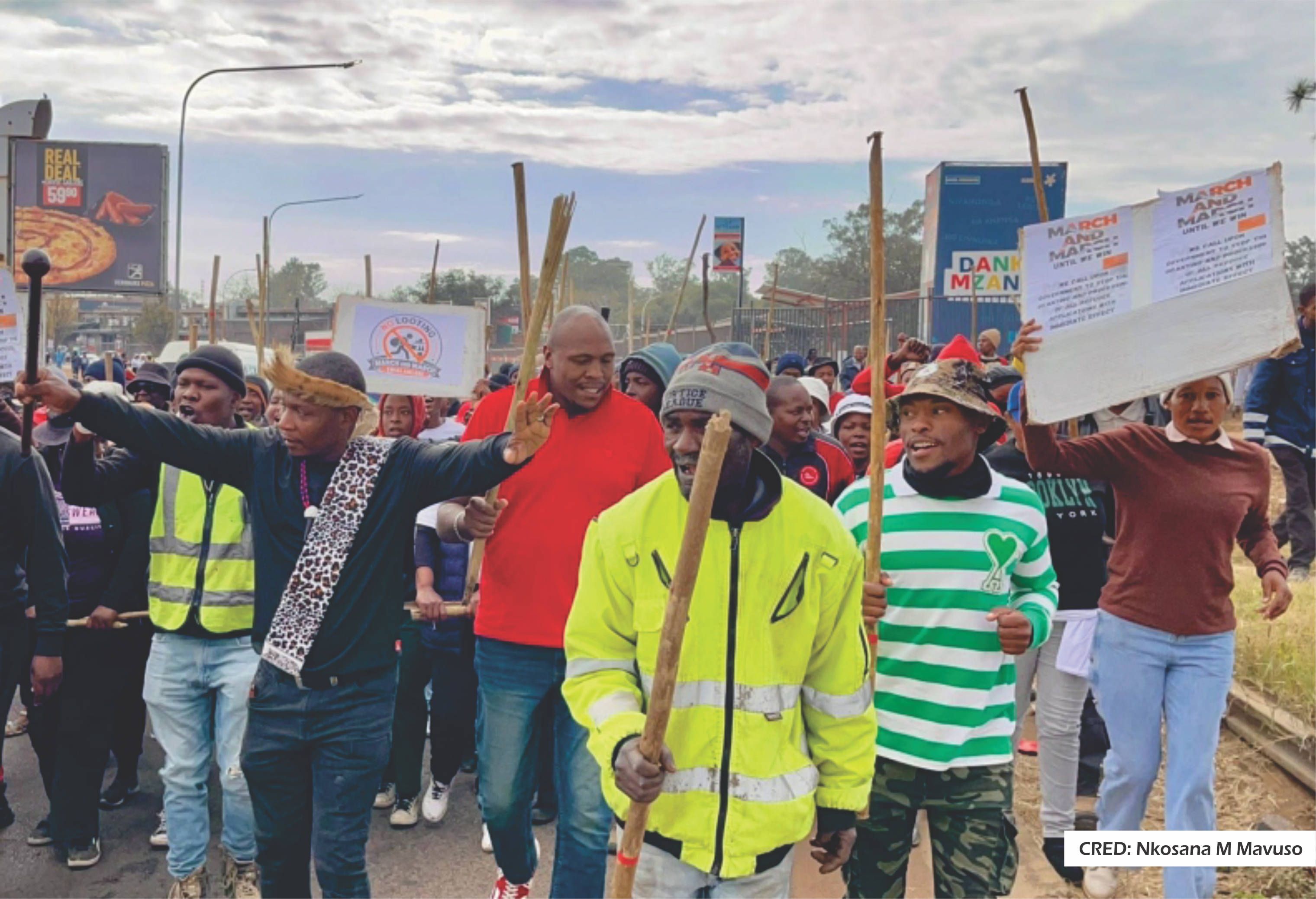 March and March draws over 1 500 in eMalahleni, calls for state of emergency on migration