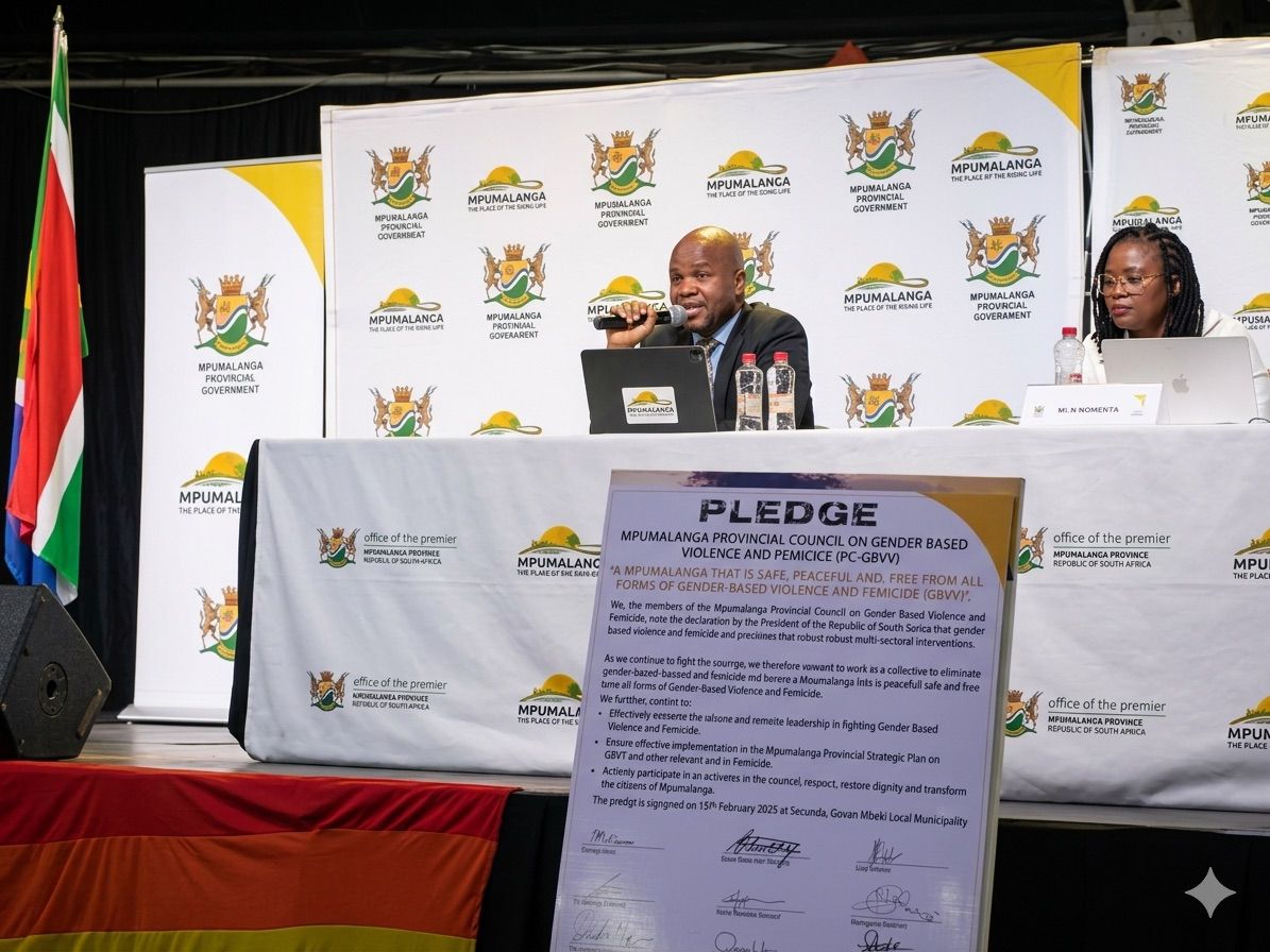 Mpumalanga intensifies fight against GBVF as leaders push for action beyond promises